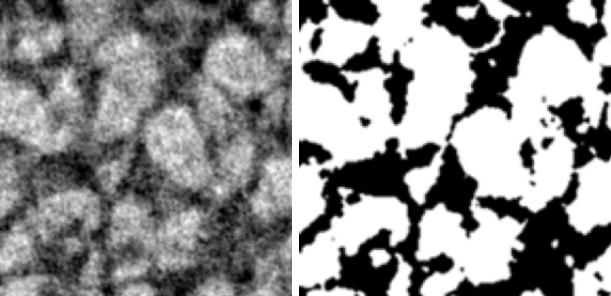 Image binarization algorithm in computed tomography