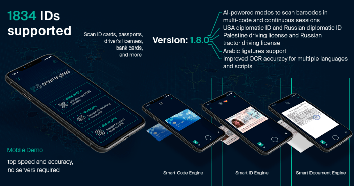 Smart Engines SDK 1.8.0 brings new AI-powered modes to scan barcodes in multi-code and continuous sessions