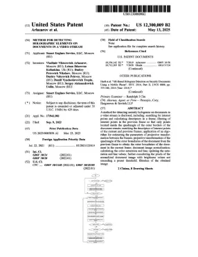 Method for Holographic Elements Detection in Video Stream